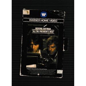 All the President's Men VHS‎ used Big Box Warner Home Video